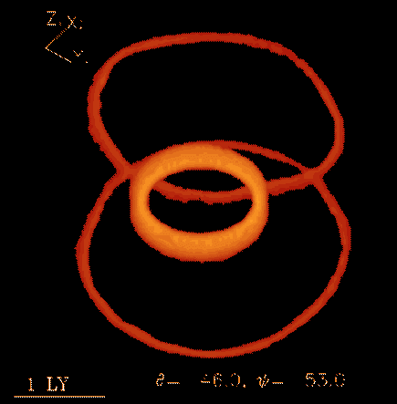 Model for SN 1987A rings